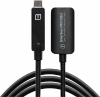 Tether Tools TetherBoost Pro USB-C apa - USB-C anya 3.1 Aktív Hosszabbító Kábel - Fekete (5m)