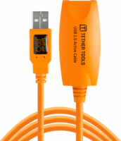 Tether Tools TetherPro USB-A apa - USB-A anya 2.0 Aktív Hosszabbító Kábel - Narancssárga (5m)