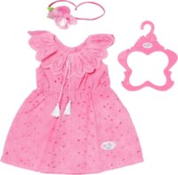 ZAPF Creation BABY born - Trend virágos ruha Pink baba kiegészítő