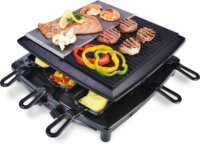 Steba Raclette RC 4 Plus elektromos grillsütő raclette-funkcióval