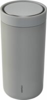 Stelton Soft Light To Go Click Utazó Termosz Bögre 0,4L - Szürke