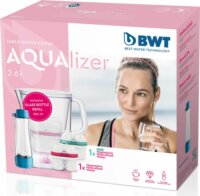 BWT 125302077 AQUAlizer Baselight vízszűrő kancsó 2,6L + Üvegkulacs 0,55L