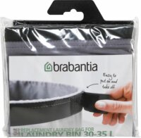 Brabantia 102325 Szennyeskosár zsák csere szennyes tartóhoz 30-35 L - szürke