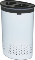 Brabantia 304903 hagyományos szennyeskosár 55L - sötétszürke fehér