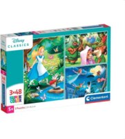 Clementoni 25267 - Kinderpuzzle Supercolor Disney Classic Puzzl 3x 48 darabos