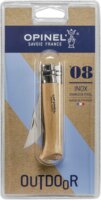 Opinel 000405 No.08 Összecsukható Zsebkés - Fa markolattal