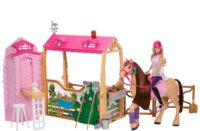 Mattel HXJ44 Barbie Mysteries: a nagy lóvadászat - ultimate lovasistálló játéképület