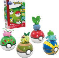 Mattel HWR77 Pokémon 4 db növény típusú Pokémon szett