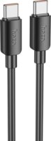 HOCO X96 Hyper USB-C apa - USB-C apa Adat és töltő kábel - Fekete (1m)