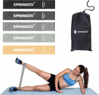 Springos FA0132 Fitness edző gumiszalag készlet - Többszínű