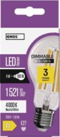 Emos LED Filament Izzó 11W 1521lm 4000K E27 - Természetes Fehér