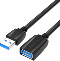 Vention VAS-A45 USB-A apa - USB-A anya 3.0 Hosszabbító Kábel - Fekete (0.5m)