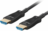 Lanberg CA-HDMI-30FB HDMI - HDMI 2.1 Optikai Kábel 10m - Fekete