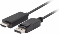 Lanberg CA-DPHD-11CC DisplayPort 1.1 - HDMI 1.4 Kábel 1.8m - Fekete