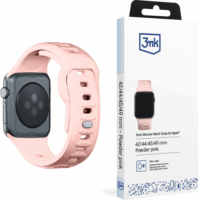 3mk Silicone Apple Watch S4/S5/S6/S7/S8/S9/SE/Ultra Okosóra Szíj 42/44/45/49mm - Púder