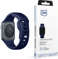 3mk Silicone Apple Watch S1/S2/S3/S4/S5/S6/S7/S8/S9/SE Okosóra Szíj 38/40/41mm - Óceánkék