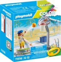 Playmobil 71516 COLOR - Kosárlabda Játékos Konstruktív Játék készlet