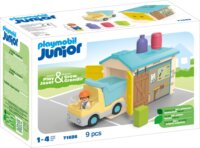 Playmobil 71686 Junior - Építkező teherautó rendező garázzsal építőjáték