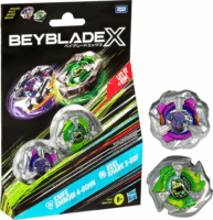 Beyblade X Knife Shinobi 4-80HN és Keel Shark 3-80F pörgettyűs játék