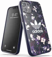 Adidas OR SnapCase Graphic Apple iPhone 12 Mini Tok - Fekete Virágmintás