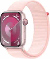 Apple Watch Series 9 LTE (45mm) Okosóra - Rózsaszín Aluminium Tok Rózsaszín Sportszíjjal