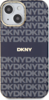 DKNY iPhone 14 MagSafe Mintás középcsíkkal PC TPU Telefon tok - Kék