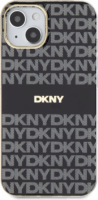 DKNY iPhone 13 MagSafe Mintás középcsíkkal PC TPU Telefon tok - Fekete