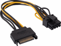 Akyga AK-CA-80 Sata PCI-E 6+2 Tápkábel Adapter