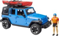 Bruder 02529 Jeep Wrangler Rubicon Unlimited terepjáró kajakkal és figurával