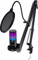 Hator HTA-515 Signify RGB PRO cardioid Mikrofon asztali álvánnyal - Fekete