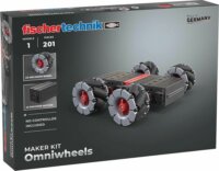 Fischertechnik 571901 Maker Kit Elektromos Autó alváz 201 darabos kreatív Építőjáték