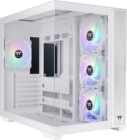 Thermaltake View 380 TG ARGB Midi Torony számítógépház Üveg oldallappal - Fehér