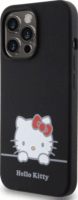 Hello Kitty Liquid Silicone Daydreaming Logo iPhone 13 Pro telefon tok - Fekete