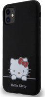 Hello Kitty Liquid Silicone Daydreaming Logo iPhone 11 telefon tok - Fekete