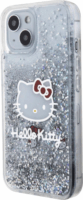 Hello Kitty Liquid Glitter Electroplating Head Logo iPhone 15 telefon tok - Átlátszó