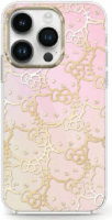 Hello Kitty IML Gradient Electrop Crowded Kitty Head iPhone 11 / XR telefon tok - Pink