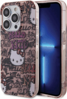 Hello Kitty IML Tags Graffiti iPhone 15 Pro Max telefon tok - Pink