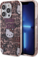 Hello Kitty IML Tags Graffiti iPhone 15 Pro telefon tok - Pink