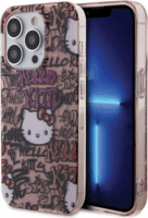 Hello Kitty IML Tags Graffiti iPhone 14 Pro telefon tok - Pink