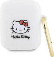 Hello Kitty 3D Kitty Head Airpods 1 / 2 Szilikon tok - Fehér