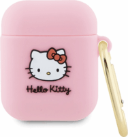 Hello Kitty 3D Kitty Head Airpods 1 / 2 Szilikon tok - Pink