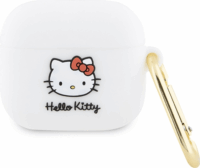 Hello Kitty 3D Kitty Head Airpods 3 Szilikon tok - Fehér