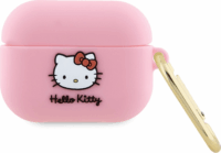 Hello Kitty 3D Kitty Head Airpods Pro Szilikon tok - Pink