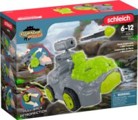 Schleich 42670 Eldrador Creatures Kőtörő jármű Mini lénnyel játékfigura - Zöld