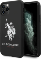 US Polo Silicone Collection iPhone 11 Pro Max Telefon tok - Fekete