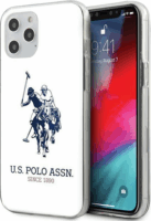 US Polo Shiny Big Logo iPhone 12 / 12 Pro Telefon tok - Fehér