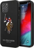 US Polo Embroidery Collection iPhone 12 Pro Max Telefon tok - Fekete