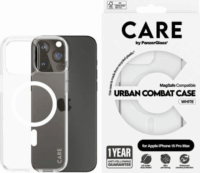 PanzerGlass Urban Combat iPhone 15 Pro Max MagSafe Telefon tok - Átlátszó / Fehér