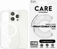 PanzerGlass Urban Combat iPhone 15 Pro MagSafe Telefon tok - Átlátszó / Fehér