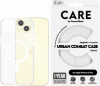 PanzerGlass Urban Combat iPhone 15 Plus MagSafe Telefon tok - Átlátszó / Fehér